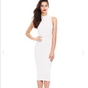 Nookie Senorita Halter Dress in nude - size small